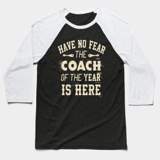 Skeleton Ice Hockey Coach of the year coaching Dad coach Baseball T-Shirt